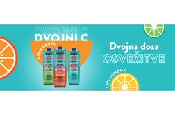 Privošči si DVOJNO DOZO osvežitve z novima okusoma DVOJNI C