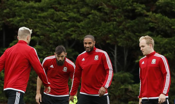 Ashley Williams noče niti pod razno izpustiti četrtfinalnega dvoboja na Euru. | Foto: Reuters