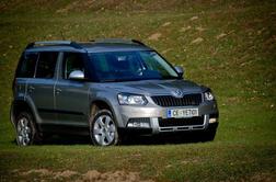 Škoda yeti – v mestnem fraku in outdoor opremi tudi v slovenske salone