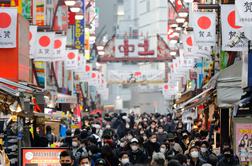 Na Japonskem na silvestrovo padel rekord