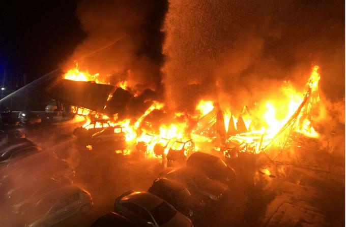 požar starodobniki | Foto: Kreisfeuerwehrverband Bodenseekreis