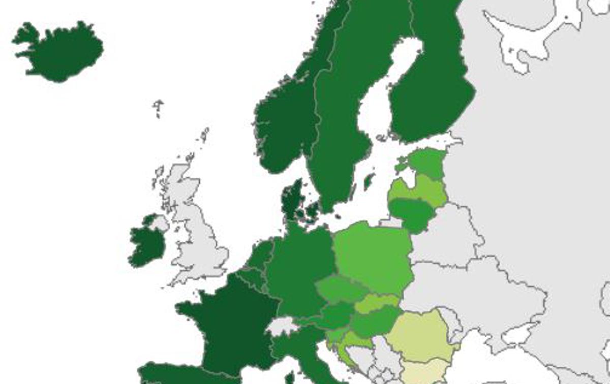 cepljenje ECDC 051021 | Slovenija je po cepljenju še vedno med slabšimi v Evropski uniji.  | Foto ecdc.europa.eu