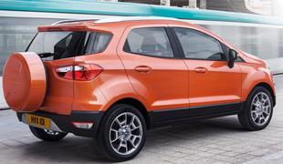 Ford ecosport v Evropi brez kolesa na zadnjih vratih, je z njim preveč terenski?