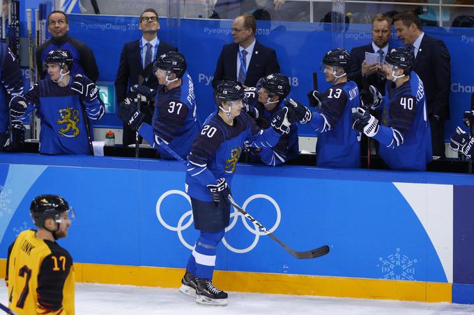 18-letni Eeli Tolvanen je zablestel ob zmagi nad Nemčijo. | Foto: Reuters