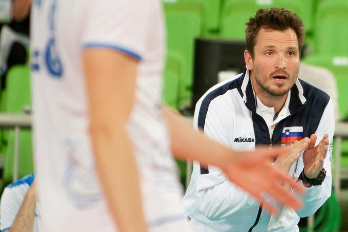 Kmalu po začetku trenerske poti se je znašel tako na klopi Slovenije kot najboljšega slovenskega moškega odbojkarskega kolektiva, ACH Volleyja. | Foto: Urban Urbanc/Sportida