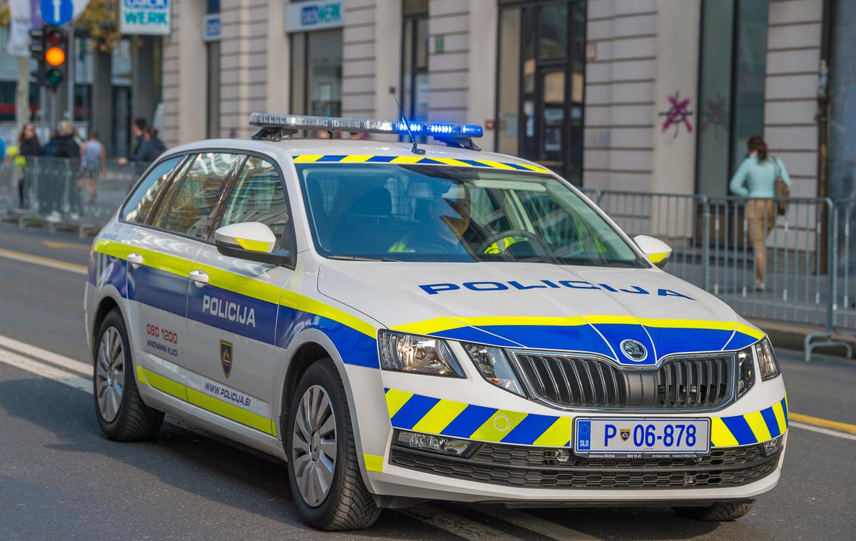 Policija, Slovenija, policijski avto | Skupina ljudi je policista podrla na tla in ga začela pretepati. Utrpel je lažje poškodbe.  | Foto Shutterstock