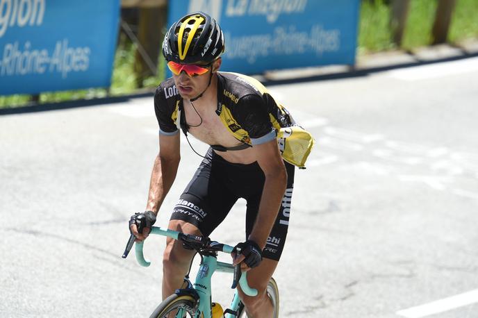 Alexey Vermeulen | Alexey Vermeulen, nekdanji sotekmovalec Primoža Rogliča v ekipi LottoNL-Jumbo, po zaslugi svojega psa postaja prava spletna senzacija. | Foto Guliverimage