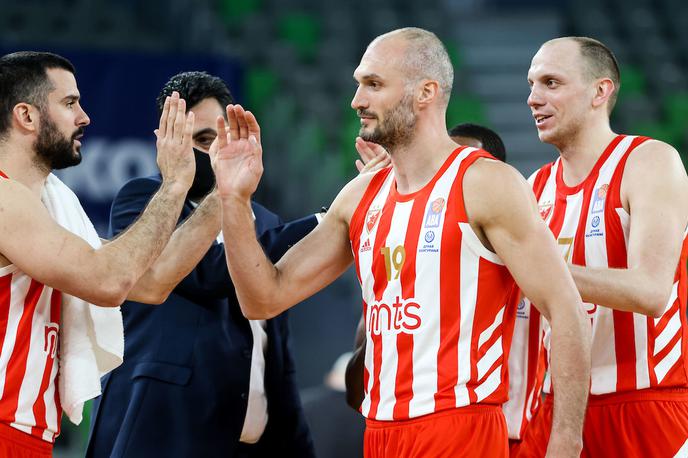 Cedevita Olimpija Crvena zvezda | Crvena zvezda je na odločilni polfinalni tekmi s 76:53 premagala Igokeo in si zagotovila finalno vstopnico. | Foto Vid Ponikvar