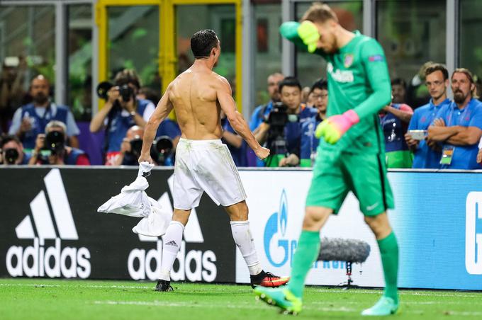 Odločilen zadetek za madridski Real je v finalu lige prvakov v Milanu pred petimi leti dosegel Cristiano Ronaldo. | Foto: Vid Ponikvar