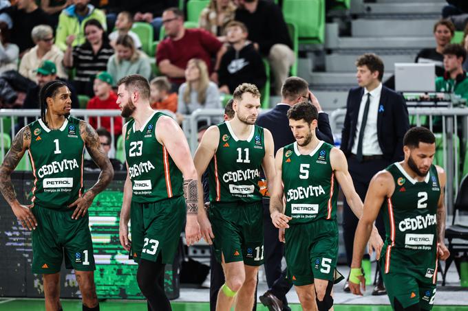 Cedevita Olimpija - Bourg | Foto: Aleš Fevžer