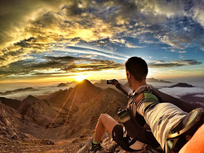 Večino fotografij posname s kamero GoPro. Tisto, ki mu pade v oči, pretoči na mobilni telefon in osveži s fitrom za dosego dramatičnega učinka. | Foto: Osebni arhiv