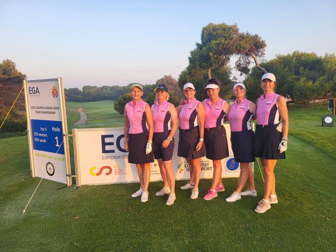 Ženska golf senior ekipa | Foto: Golf zveza Slovenije