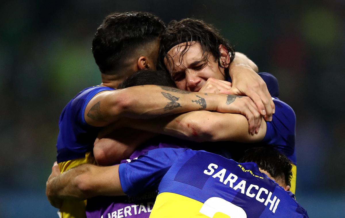 Boca Juniors Palmeiras | Boca Juniors, za katero nastopa tudi Edinson Cavani, se je uvrstila v finale. | Foto Reuters