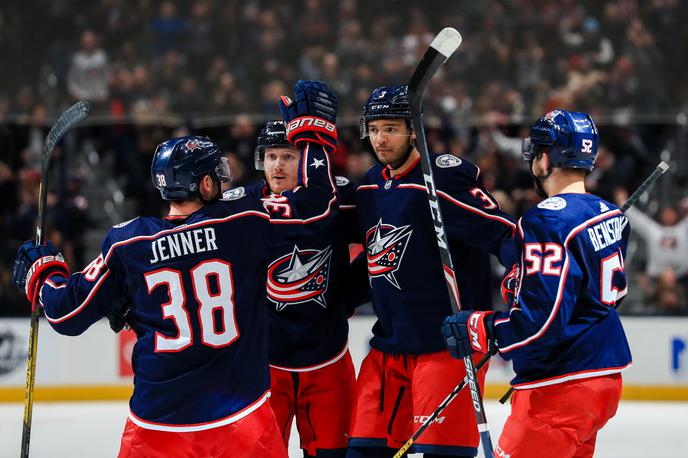 Columbus Blue Jackets | Člani Columbusa so se po osmih zaporednih porazih vendarle veselili zmage. | Foto Reuters