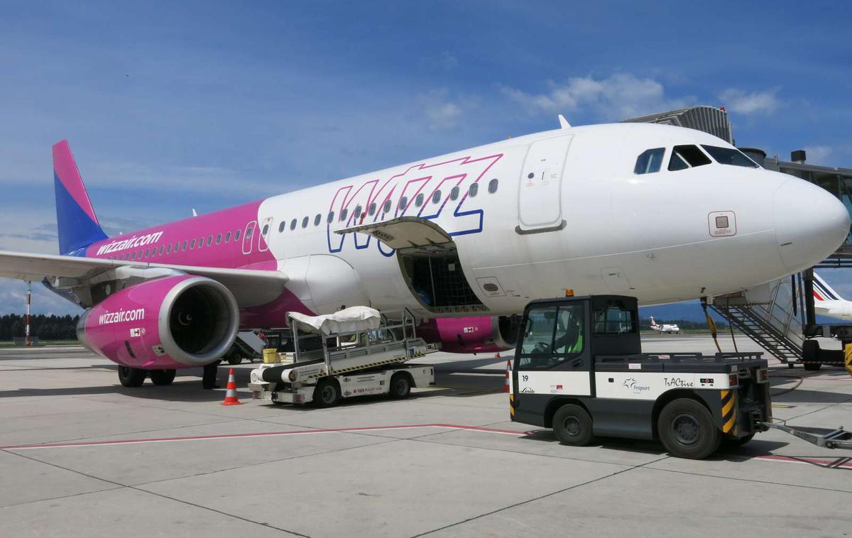 Wizz Air Brnik | Edina linija Wizz Aira iz Ljubljane bo letošnje poletje nedavno uvedena subvencionirana linija v Skopje, na kateri je mogoče leteti trikrat tedensko. | Foto STA