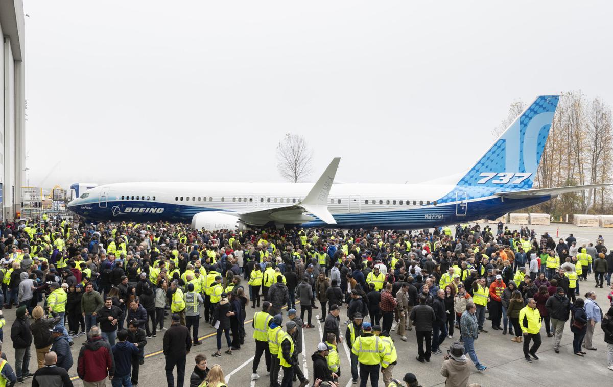 Boeing 737 max 10 | Boeingov tekmec letal kot je airbus A321 neo je do zdaj že prejel 550 naročil s strani 20 mednarodnih letalskih prevoznikov. | Foto Boeing