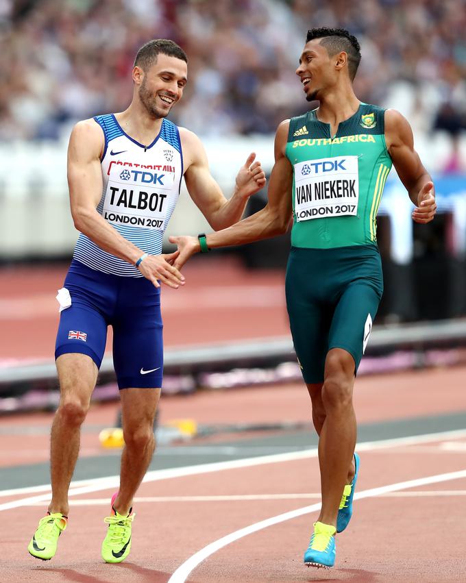 Daniel Talbot in Wayde Van Niekerk | Foto: Getty Images