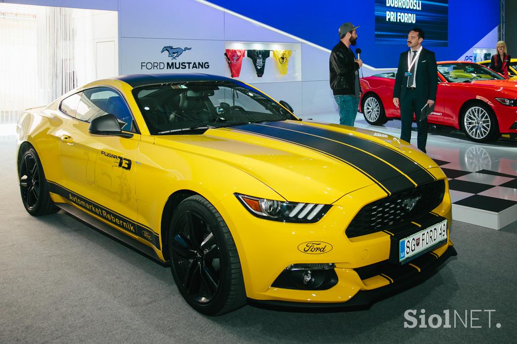 Filip Flisar mustang prihod na avtosalon