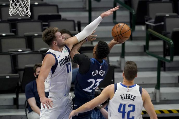 Luka Dončić | Košarkarji Dallasa so na domači pripravljalni tekmi v podaljšku izgubili proti Minnesoti (127:129). | Foto Guliverimage/Getty Images