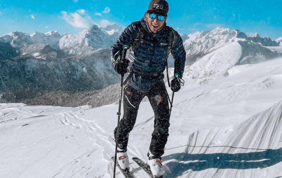 Luka Božić | Luka Božič se na smučeh počuti zelo domače, saj je nekaj časa treniral smučanje. | Foto osebni arhiv