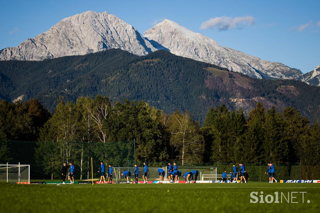 Slovenska nogometna reprezentanca trening