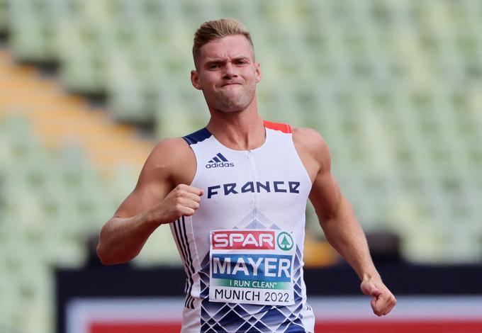 Svetovni prvak v deseteroboju Kevin Mayer je zašepal sredi prve discipline. | Foto: Reuters