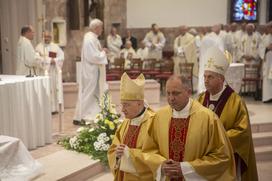 Maša ob 100-letnici cerkve Marije Pomočnice na Rakovniku z mašo, ki jo je vodil kardinal Angel F. Artime. Cerkev