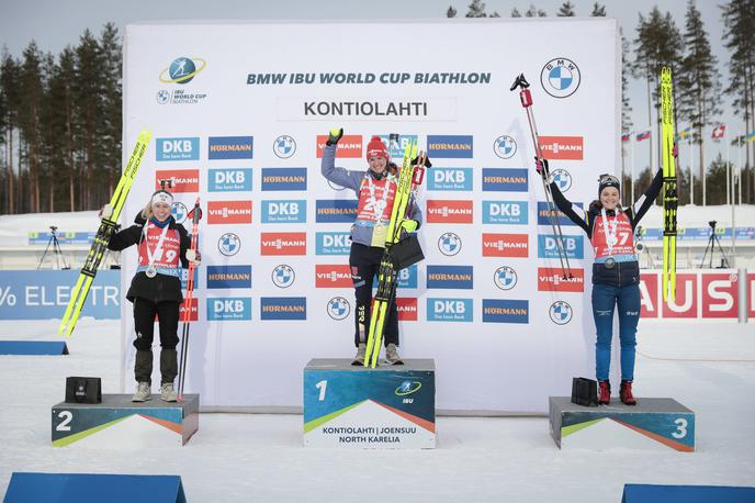 Denise Herrmann | Denise Herrmann je zmagovalka sprinta na 7,5 km za svetovni pokal biatlonk v Kontiolahtiju na Finskem. | Foto Guliverimage