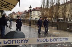 V Ljubljani med ropom ustreljen moški (foto in video)