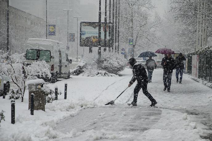 Sneg v Ljubljani | Foto Ana Kovač