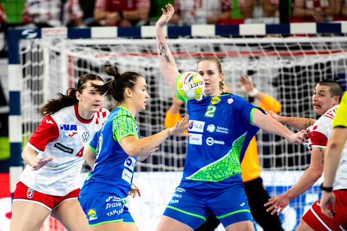 EHF Euro22: Slovenija - Hrvaška | Foto: Matic Klanšek Velej/Sportida