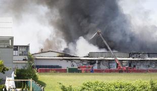 V požaru v Ljubljani umrl delavec (foto in video)