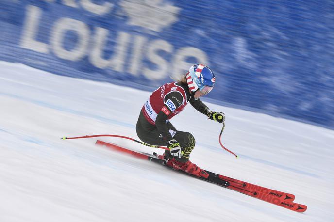 Mikaela Shiffrin | Mikaela Shiffrin kaže zobe tudi v hitrih disciplinah. | Foto Reuters