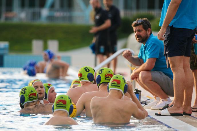 Krištof Štromajer, slovenska vaterpolska reprezentanca, selektor | Selekcija Krištofa Stromajerja je z eno nogo že na evropskem prvenstvu. | Foto Sebastijan Marinič