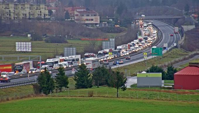 Nesreča primorka | Foto: Prometno-informacijski center