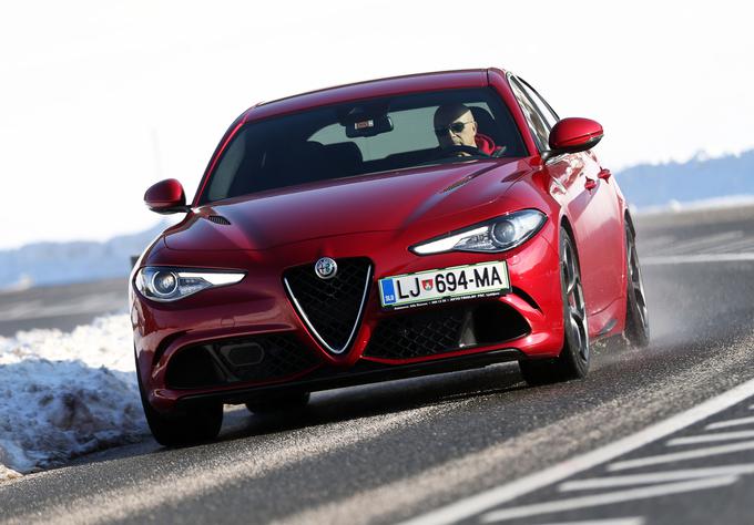 Alfa romeo gulia quadrifoglio test | Foto: Gregor Pavšič