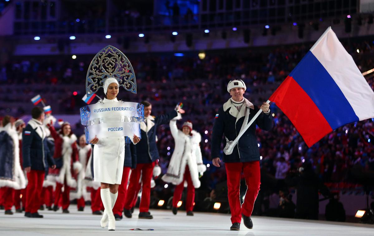 rusija olimpijske igre Soči | Odločitev Wade, da ruskim športnikom prepove nastopanje pod njihovo zastavo in z nacionalnimi simboli na dresih, je hudo razburila rusko javnost. Njihova protidopinška agencija se bo v zvezi s tem pritožila na Mednarodno arbitražno razsodišče za šport. | Foto Getty Images