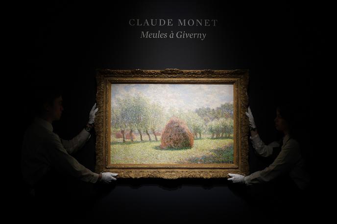 Claude Monet, Meules a Giverny | Za Monetovo sliko so iztržili visoko ceno. | Foto Profimedia