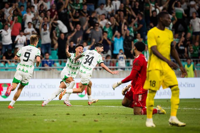 Olimpija Šerif | Olimpija je na prvi tekmi 3. kroga kvalifikacij za konferenčno ligo s 3:0 premagala Šerif in si priigrala imenitno izhodišče za povratno tekmo v Tiraspolu.  | Foto Grega Valančič/www.alesfevzer.com