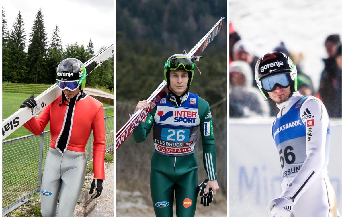 Anže Lanišek, Jurij Tepeš, Robert Kranjec | Foto Vid Ponikvar