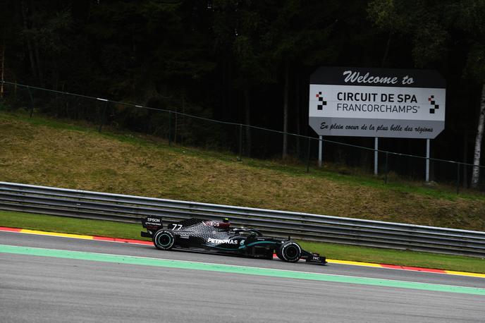 Valtteri Bottas | Valtteri Bottas je bil na uvodnem treningu v Belgiji najhitrejši. | Foto Getty Images