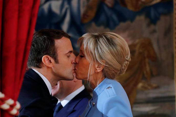 Emmanuel Macron in Brigitte Trogneux | Foto Reuters