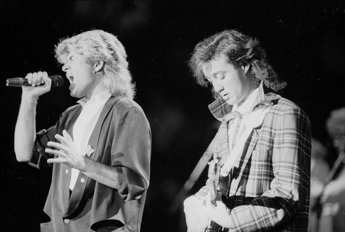 George Michael z Andrewom Ridgeleyjem, s katerim sta nastopala kot duo Wham!. | Foto: Guliverimage/AP