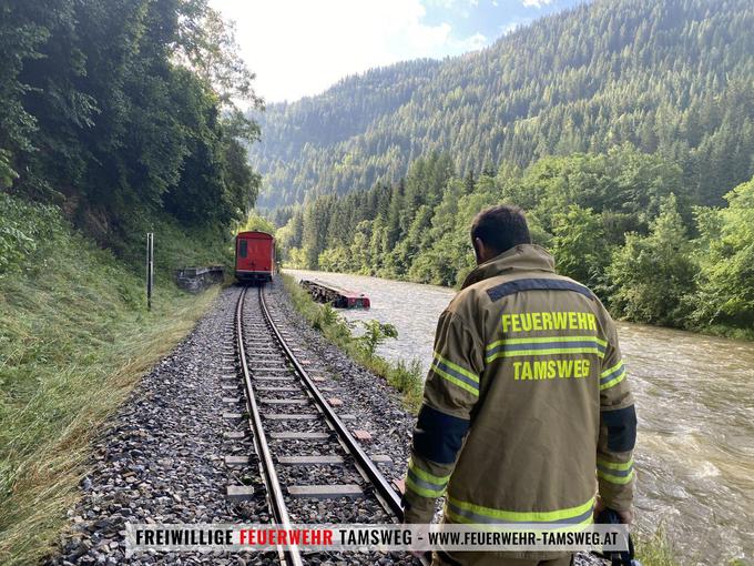 Nesreča vlak Avstrija | Foto: feuerwehr-tamsweg.at