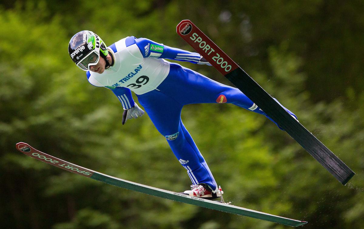 Timi Zajc | Timi Zajc nadaljuje z zelo dobrimi skoki na začetku letošnje sezone poletne velike nagrade.  | Foto Žiga Zupan/Sportida