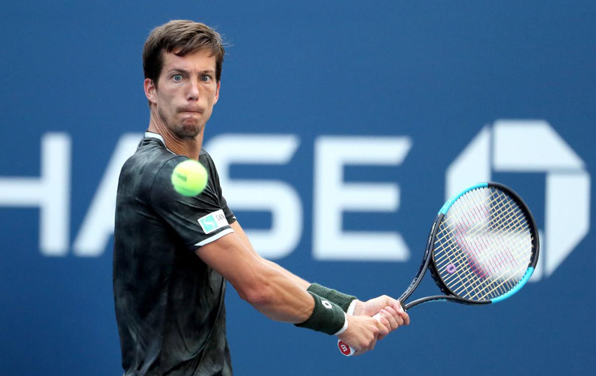 Aljaž Bedene | Aljaž Bedene bi lahko danes postal prvi Slovenec z osvojeno lovoriko na turnirju serije ATP. | Foto Gulliver/Getty Images