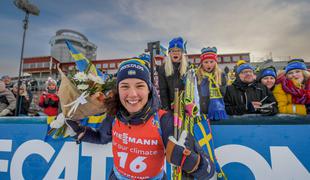 Öbergovi sprint v domačem Östersundu, Slovenke brez točk