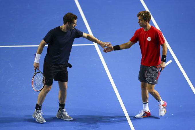 Andy Murray je že večkrat dejal, da bi Aljaž zelo prav prišel britanski ekipi. | Foto: Guliverimage/Getty Images