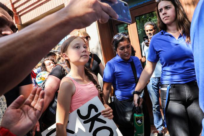 Greta Thunberg | Letos je bila nominirana za Nobelovo nagrado za mir, revija Time pa jo je maja uvrstila med najvplivnejše osebnosti sveta. | Foto Reuters