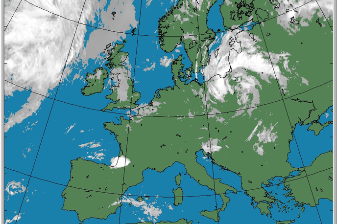 satelistska slika | Foto Arso/meteo.si